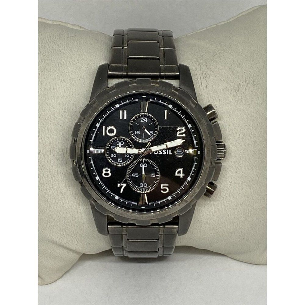 Fossil FS4721 Men's Silver Stainless Steel Analog